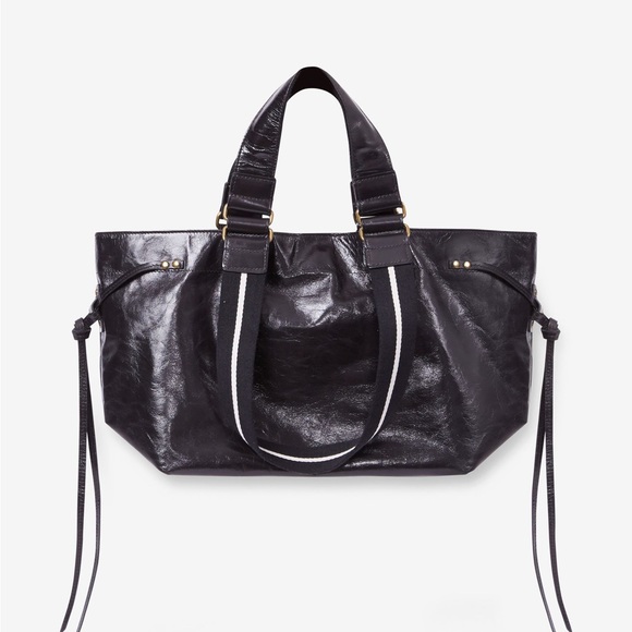 Isabel Marant Black Wardy Bagya Black Leather Bag NWOT SOLD OUT EVERYWHERE - Picture 3 of 6